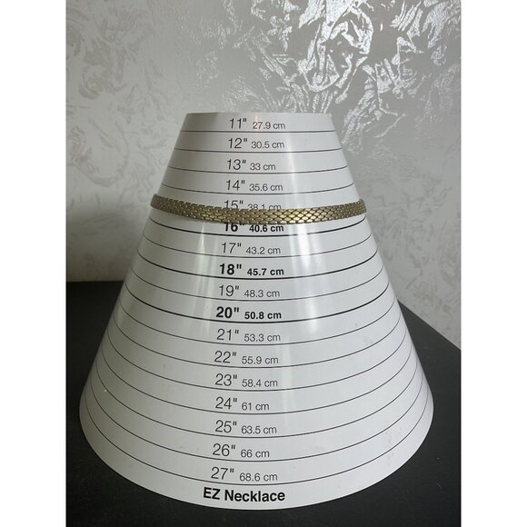 Napier Gold-Tone Metallic Necklace With Adjustable Clasp - Picture 2 of 4